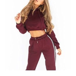 2 piece sweatsuit
